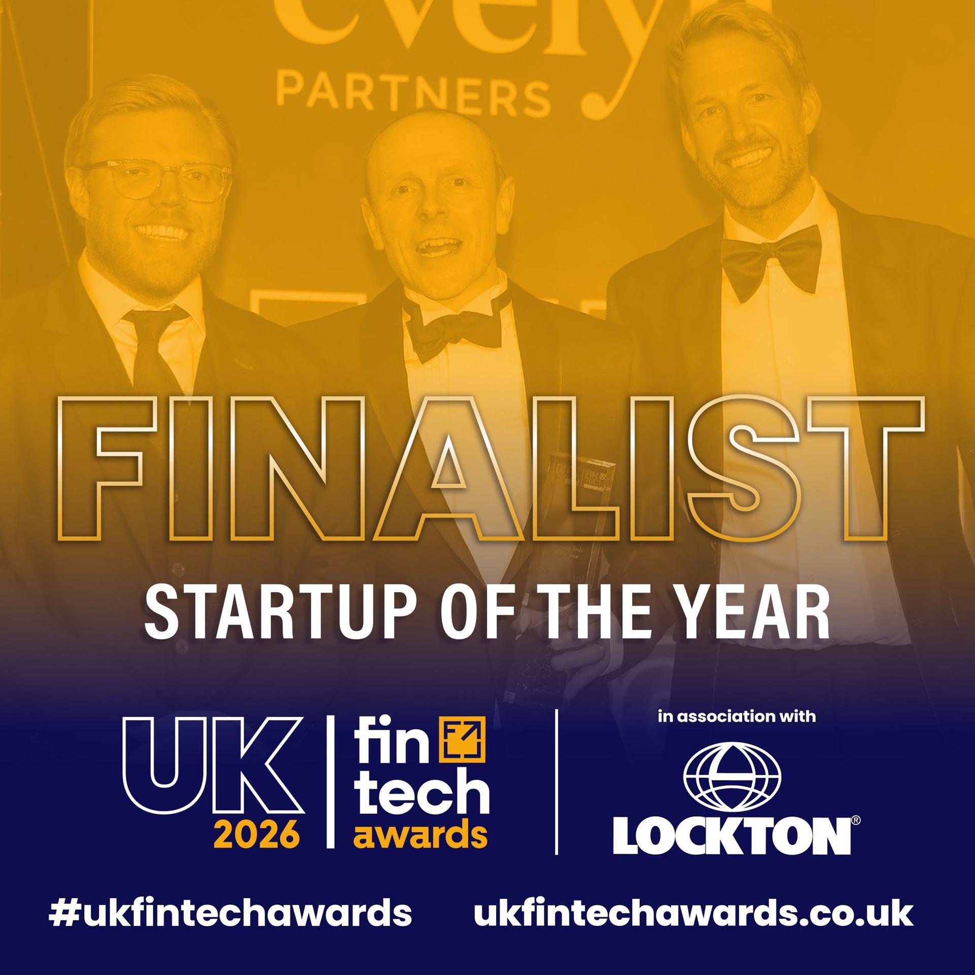 We're Finalists in 3 Categories at the UK FinTech Awards 2026