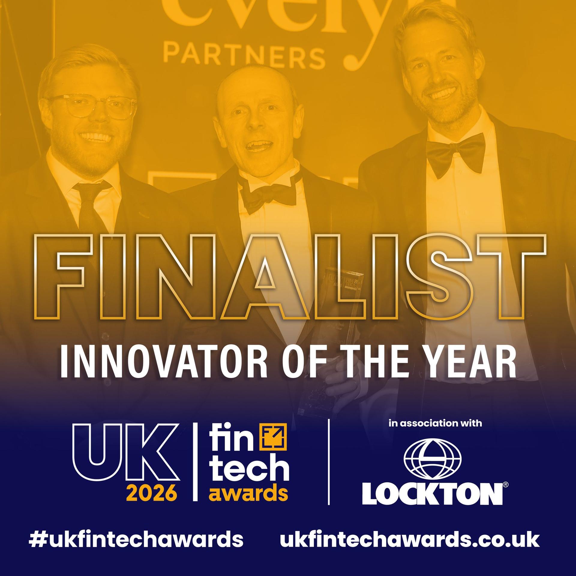 UK FinTech Awards 2026 — Innovator of the Year Finalist